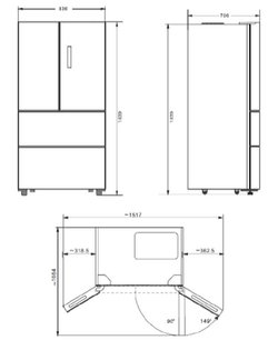 Холодильник Куперсберг NFD 183 X фото 4 в Тюмени Холодильник Kuppersberg NFD 183 X фото 4 в Тюмени