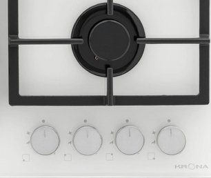 Газовая варочная панель KRONA NEBEL 60 WH W фото 3 в Тюмени