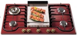 Варочная панель Ilve H90FCV Burgundy фото в Тюмени