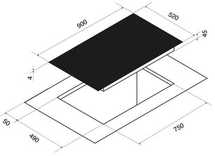 Варочная панель Pando PI-3500 Airlink фото 2 в Тюмени
