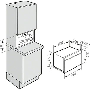 Пароварка Miele DG 3460 BK фото 4 в Тюмени