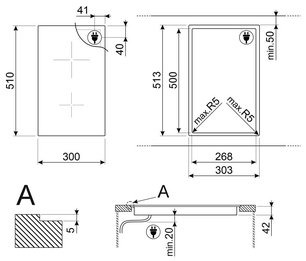 Варочная панель Smeg SE232TD1 фото 2 в Тюмени