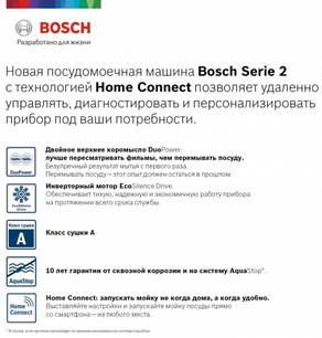 Встраиваемая посудомоечная машина BOSCH SPV2IKX2CR фото 2 в Тюмени