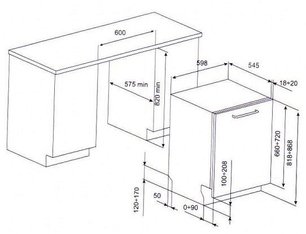 Посудомоечная машина Kuppersberg GLF 689 фото 2 в Тюмени