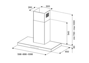 Вытяжка Бертаззони KT90P1NEV фото 3 в Тюмени Вытяжка Bertazzoni KT90P1NEV фото 3 в Тюмени