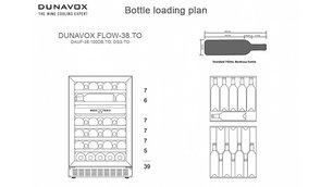 Встраиваемый винный шкаф Dunavox DAUF-38.100DC фото в Тюмени