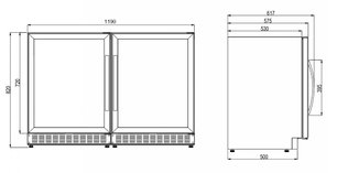 Винный шкаф Dometic C50G Double Classic фото 3 в Тюмени