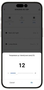 Встраиваемый винный шкаф Dunavox DVN-19.50B.TO фото 3 в Тюмени