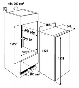 Встраиваемый холодильник Kuppersbusch IKE 2480-1 фото 2 в Тюмени