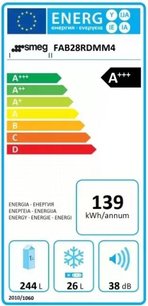 Холодильник Smeg FAB10LOR2 фото 4 в Тюмени