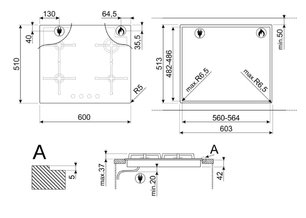 Варочная панель Smeg PV164S2 фото 4 в Тюмени