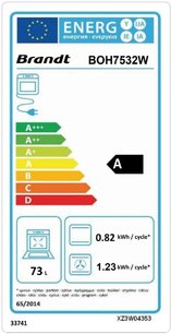 Встраиваемый духовой шкаф Брандт BOH7532W фото 3 в Тюмени Встраиваемый духовой шкаф Brandt BOH7532W фото 3 в Тюмени