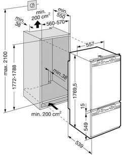 Холодильник Либхер ICB 31660 PremiumPlus BioFresh фото 3 в Тюмени Холодильник Liebherr ICB 31660 PremiumPlus BioFresh фото 3 в Тюмени