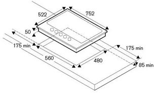 Варочная панель Bertazzoni P755CMODGNE фото 4 в Тюмени