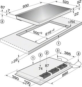 Индукционная панель Miele KM6395 FlexTouch фото 2 в Тюмени
