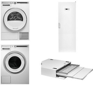 Asko Logic 24 (стиральная машина W4086C.W/3 + сушильная машина T408HD.W + сушильный шкаф DC7784 V.W + выдвижная полка HDB1153W) фото в Тюмени Asko Logic 24 (стиральная машина W4086C.W/3 + сушильная машина T408HD.W + сушильный шкаф DC7784 V.W + выдвижная полка HDB1153W) фото в Тюмени