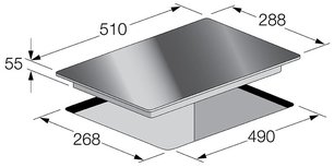 Варочная панель Fulgor Milano CH 302 ID TC WH/2 фото 2 в Тюмени