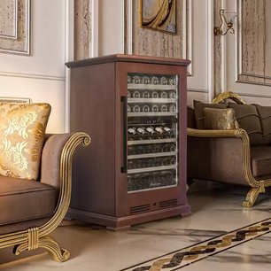 Винный шкаф Meyvel MV77PRO-KBT2 (Итальянский орех) фото 2 в Тюмени