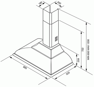 Вытяжка Смег KC19RA фото 3 в Тюмени Вытяжка Smeg KC19RA фото 3 в Тюмени