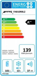 Холодильник Smeg FAB10RBL2 фото 4 в Тюмени