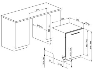 Посудомоечная машина Смег ST337 фото 4 в Тюмени Посудомоечная машина Smeg ST337 фото 4 в Тюмени