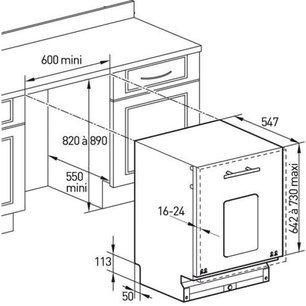Посудомоечная машина Де Дитрих DVH 1054 J фото 3 в Тюмени Посудомоечная машина De Dietrich DVH 1054 J фото 3 в Тюмени