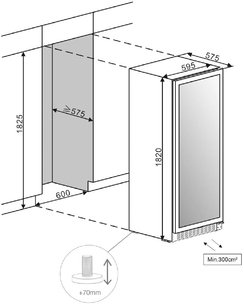 Винный шкаф Pando PBE 182-190 фото 3 в Тюмени