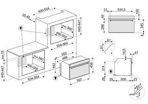Духовой шкаф Смег SF4303WVCPX фото 4 в Тюмени Духовой шкаф Smeg SF4303WVCPX фото 4 в Тюмени