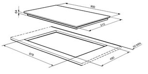 Варочная панель SMEG SI3950B фото 2 в Тюмени