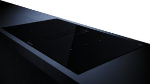 Индукционная варочная панель с вытяжкой Kuppersbusch KMI 9350.0 SR Black Chrome фото 3 в Тюмени