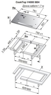 Варочная панель V-ZUG CookTop V4000 I804 CTI4T-31158 фото 4 в Тюмени