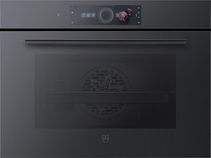 Духовой шкаф Фауцуг Combair V6000 45 C6T-21050 (черное стекло) фото в Тюмени Духовой шкаф V-ZUG Combair V6000 45 C6T-21050 (черное стекло) фото в Тюмени