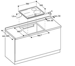 Индукционная варочная панель Gaggenau CI262104 фото 2 в Тюмени
