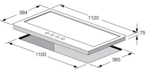Варочная панель Fulgor Milano CPH 1124 G WK X фото 4 в Тюмени