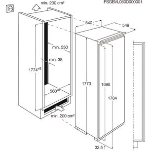 Холодильник AEG SKZ71800F0 фото 3 в Тюмени
