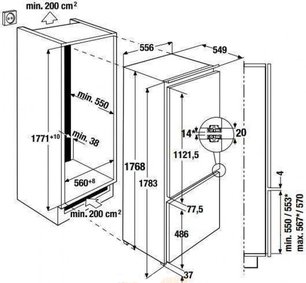 Встраиваемый холодильник Kuppersbusch FKGF 8800.0i фото 2 в Тюмени