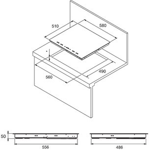 Независимая варочная панель Kuppersberg SA6VT02 фото 3 в Тюмени