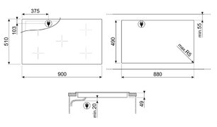 Варочная панель Smeg SI2M7953DW фото 4 в Тюмени