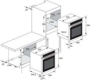 Духовой шкаф Kaiser EH 6341 фото 4 в Тюмени