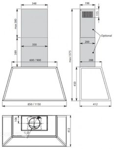 Вытяжка Фалмек TIME 85 anthracite фото 3 в Тюмени Вытяжка Falmec TIME 85 anthracite фото 3 в Тюмени