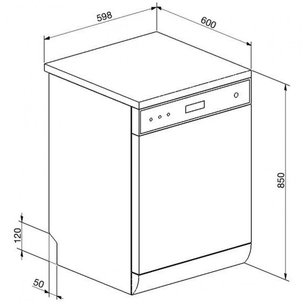 Посудомоечная машина Смег LP364XT фото 4 в Тюмени Посудомоечная машина Smeg LP364XT фото 4 в Тюмени
