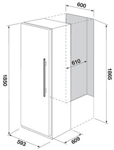 Встраиваемая морозильная камера Fulgor Milano FFSI 351 NF ED X фото 3 в Тюмени