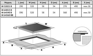 Индукционная варочная панель Korting HI 64560 BGR фото 4 в Тюмени