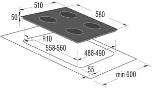 Варочная поверхность Korting HI 6402 X фото 2 в Тюмени