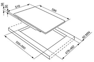 Варочная панель Smeg P64ES фото 2 в Тюмени