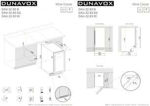 Винный шкаф Dunavox DAU-32.83B фото 3 в Тюмени