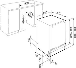 Встраиваемая посудомоечная машина Franke FDW 410 E8P A+ фото 3 в Тюмени