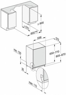 Встраиваемая посудомоечная машина Миле G 7590 SCVi новая с витрины фото 4 в Тюмени Встраиваемая посудомоечная машина Miele G 7590 SCVi новая с витрины фото 4 в Тюмени