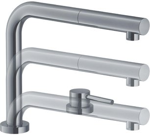 Смеситель Franke Active Window Pull-Out Оптика стали Смеситель Franke Active Window Pull-Out Оптика стали
