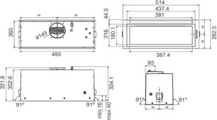 Встраиваемая вытяжка Элика LANE SENSOR BL MAT/A/52 старая версия фото 2 в Тюмени Встраиваемая вытяжка Elica LANE SENSOR BL MAT/A/52 старая версия фото 2 в Тюмени